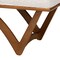 Baxton Studio Chenoa Japandi Cream Boucle Fabric and Walnut Brown Finished Wood Bench 233-13318-ZORO - alternate 2